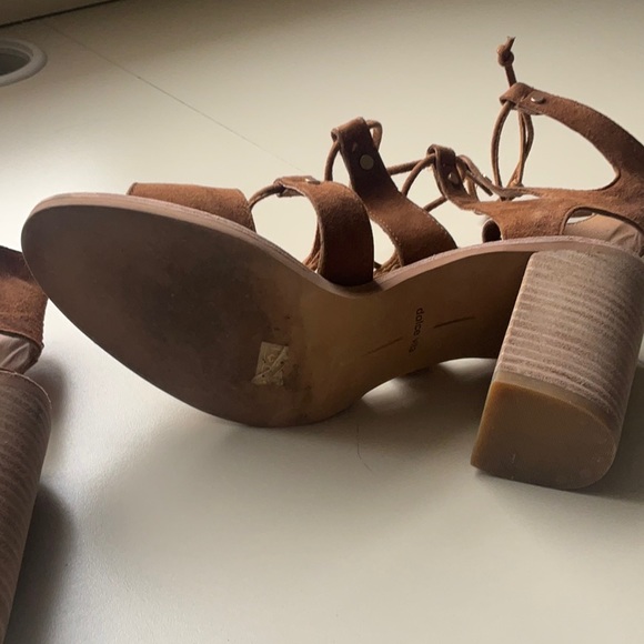 Dolce Vita 3.5” Stacked Gladiator SuedeSandals - Picture 6 of 8